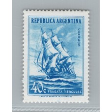 ARGENTINA 1957 GJ 1077a ESTAMPILLA CON VARIEDAD CATALOGADA NUEVA MINT U$ 15